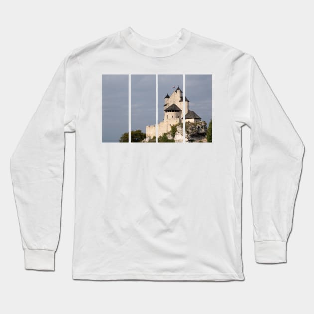 The Royal Castle of Bobolice was built in the early 14th century by king Casimir III the Great. Long Sleeve T-Shirt by fabbroni-art